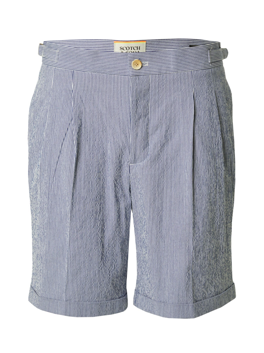 SCOTCH & SODA Élére vasalt nadrágok  krém / tengerészkék-Ár