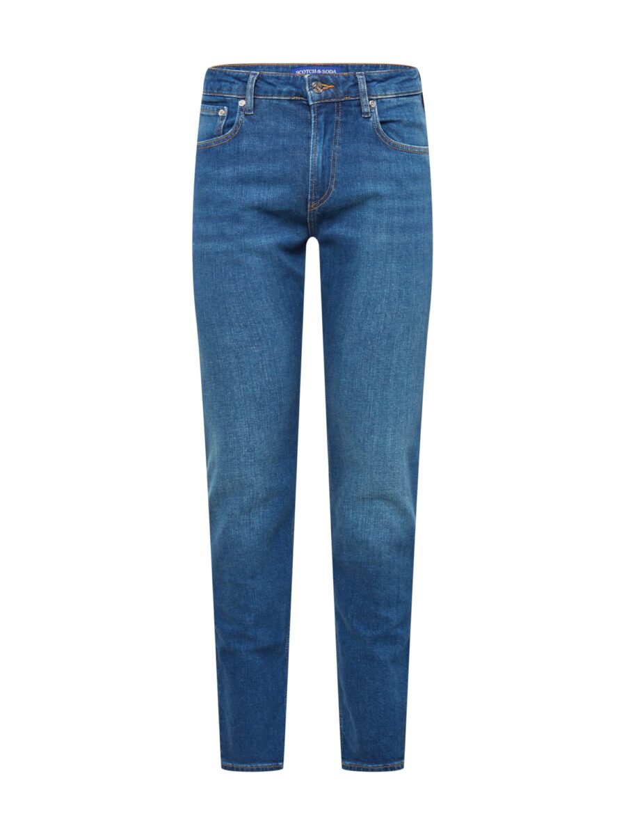 SCOTCH & SODA Farmer 'Essentials Skim in organic cotton'  kék farmer-hu