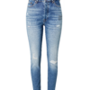SCOTCH & SODA Farmer 'The Line high rise skinny in organic cot'  kék farmer-Hungary