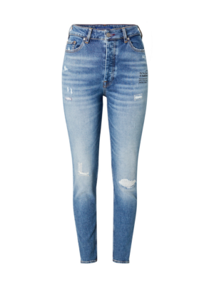 SCOTCH & SODA Farmer 'The Line high rise skinny in organic cot'  kék farmer-Hungary