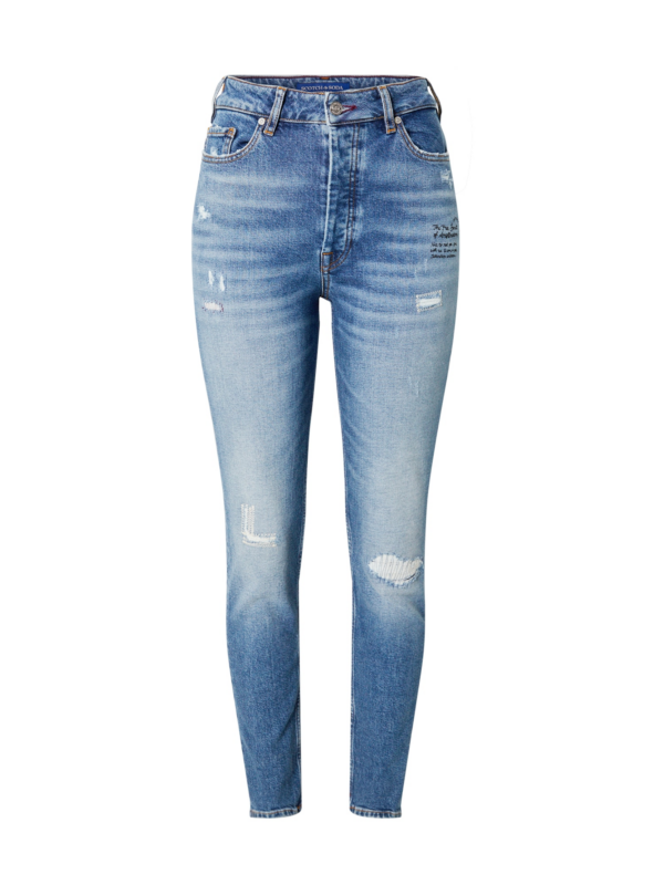 SCOTCH & SODA Farmer 'The Line high rise skinny in organic cot'  kék farmer-Hungary
