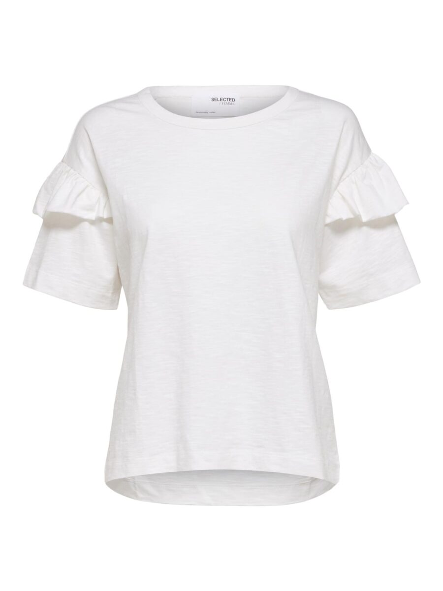 SELECTED FEMME Póló 'Rylie'  fehér melír-hu