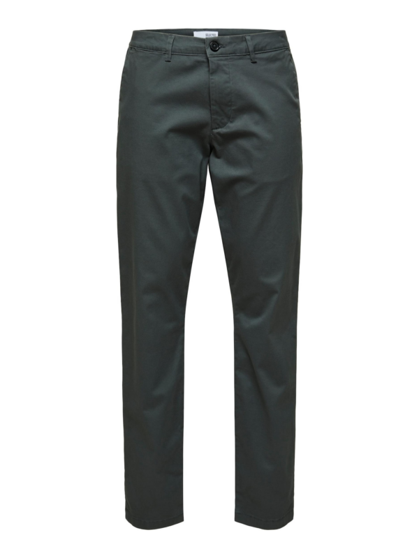 SELECTED HOMME Chino nadrág 'Miles Flex'  sötétszürke-Hungary