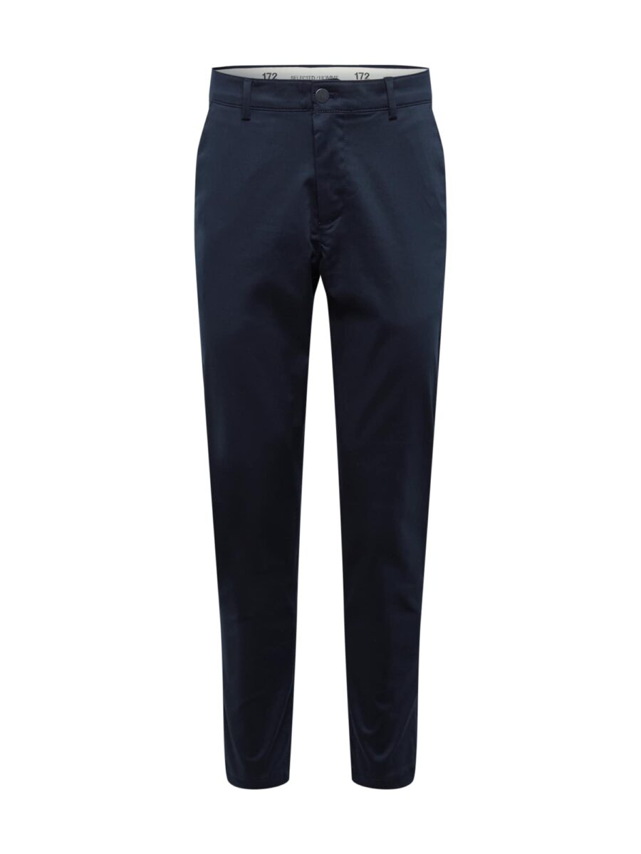 SELECTED HOMME Chino nadrág 'Repton'  tengerészkék / piszkosfehér-hu