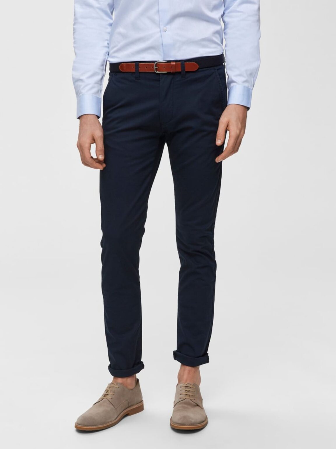 SELECTED HOMME Chino nadrág 'SHHYARD SLIM FIT'  tengerészkék