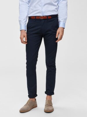 SELECTED HOMME Chino nadrág 'SHHYARD SLIM FIT'  tengerészkék