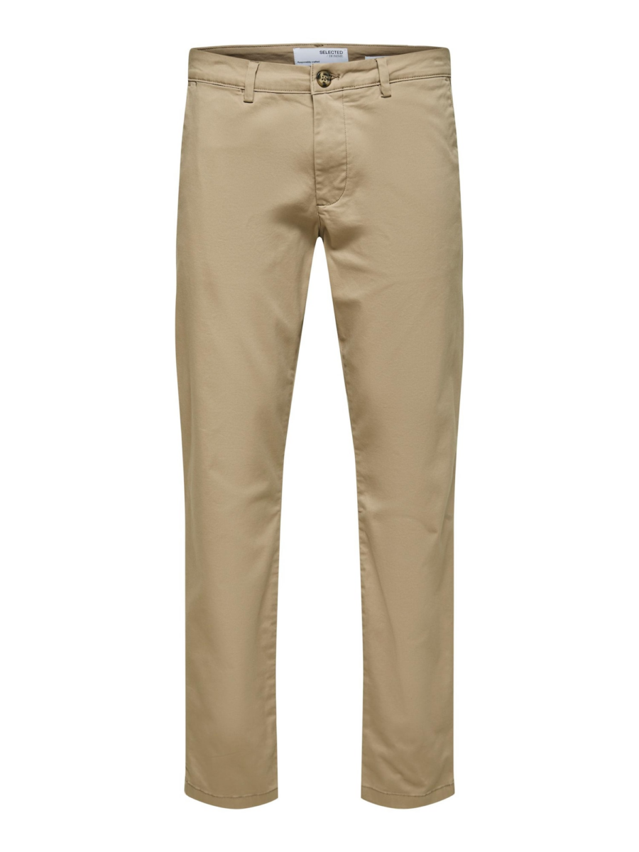 SELECTED HOMME Chino nadrág 'SLHMiles Flex'  bézs-Hungary