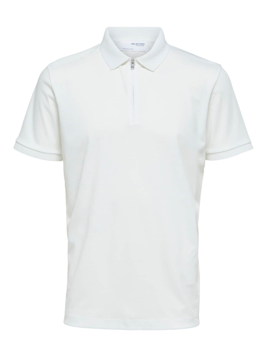 SELECTED HOMME Póló 'SLHFave'  fehér-Hungary