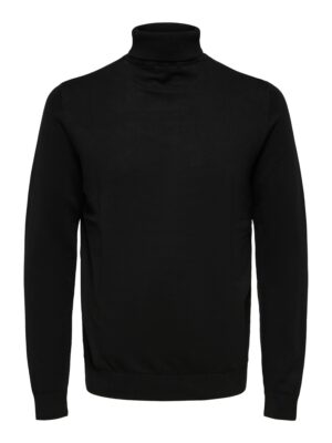 SELECTED HOMME Pulóver 'Berg'  fekete-hu