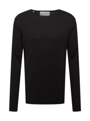 SELECTED HOMME Pulóver 'ROME'  fekete-hu