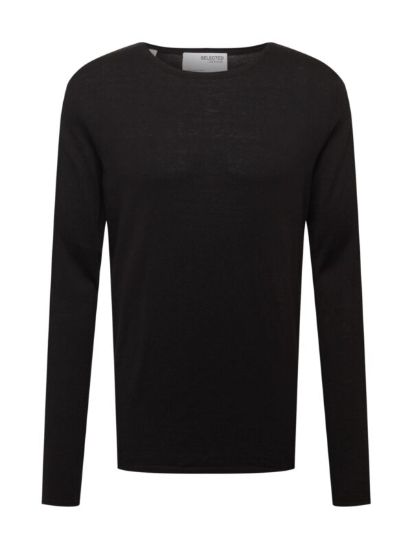 SELECTED HOMME Pulóver 'ROME'  fekete-hu