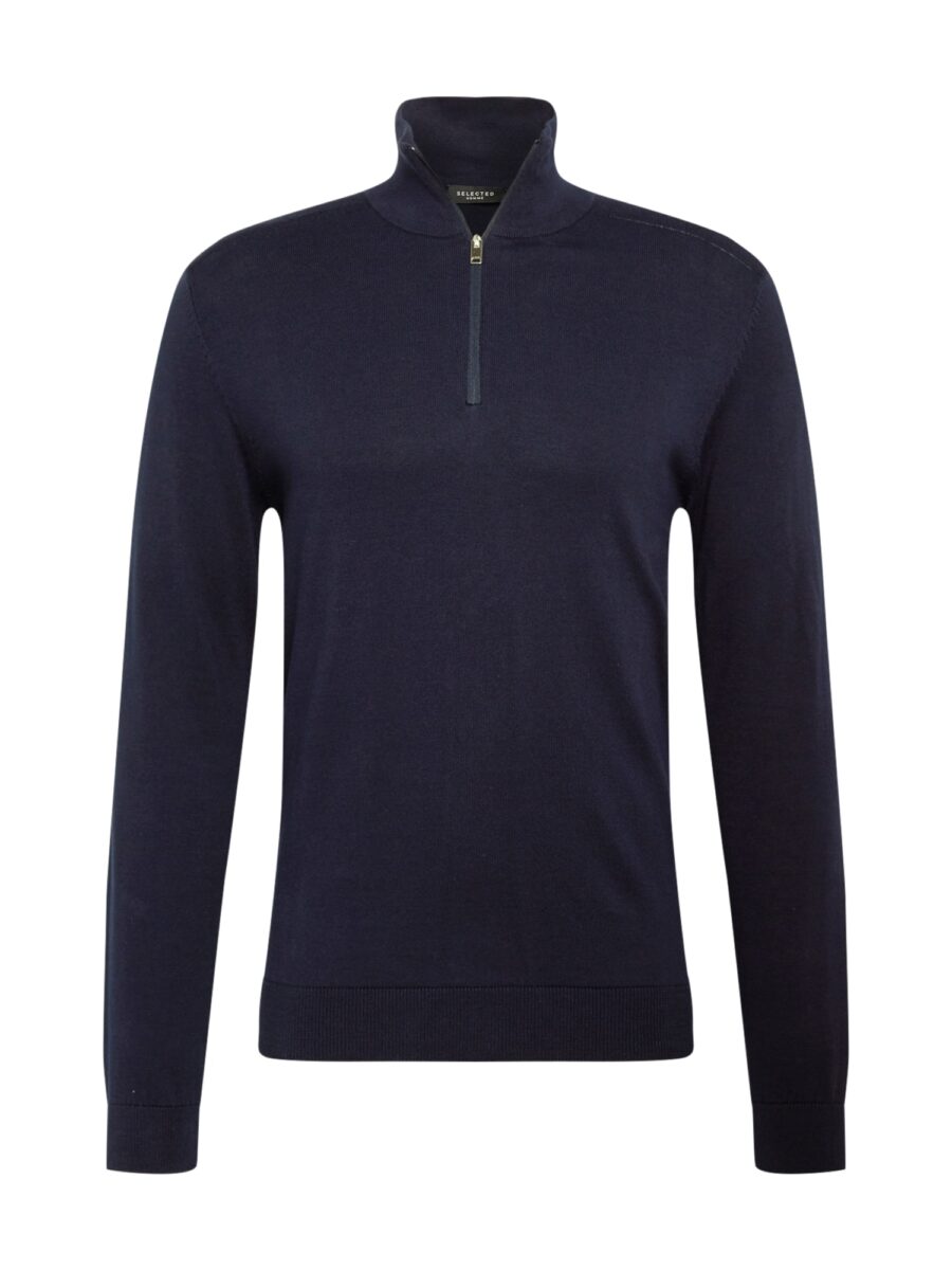 SELECTED HOMME Pulóver 'SLHBerg'  tengerészkék-hu