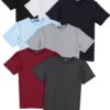 SET OF SEVEN T8569 DEWBERRY BICYCLE COLLAR T-SHIRT-BLACK-NAVY-WHITE-GREY-BLUE-ANTHRACITE-BURGUNDY