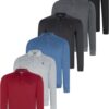 SET OF SIX V4007 DEWBERRY MEN'S SWEATSHIRT-BLACK-NAVY-ANTHRACITE-GRAY-BURGUNDY-INDIGO