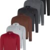 SET OF SIX V4007 DEWBERRY MEN'S SWEATSHIRT-BLACK-NAVY-ANTHRACITE-GREY-BURGUNDY-BROWN