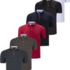 SIX SET T8582 DEWBERRY MENS T-SHIRT-BLACK-WHITE-NAVY BLUE-KHAKI-BURGUNDY-ANTHRACITE