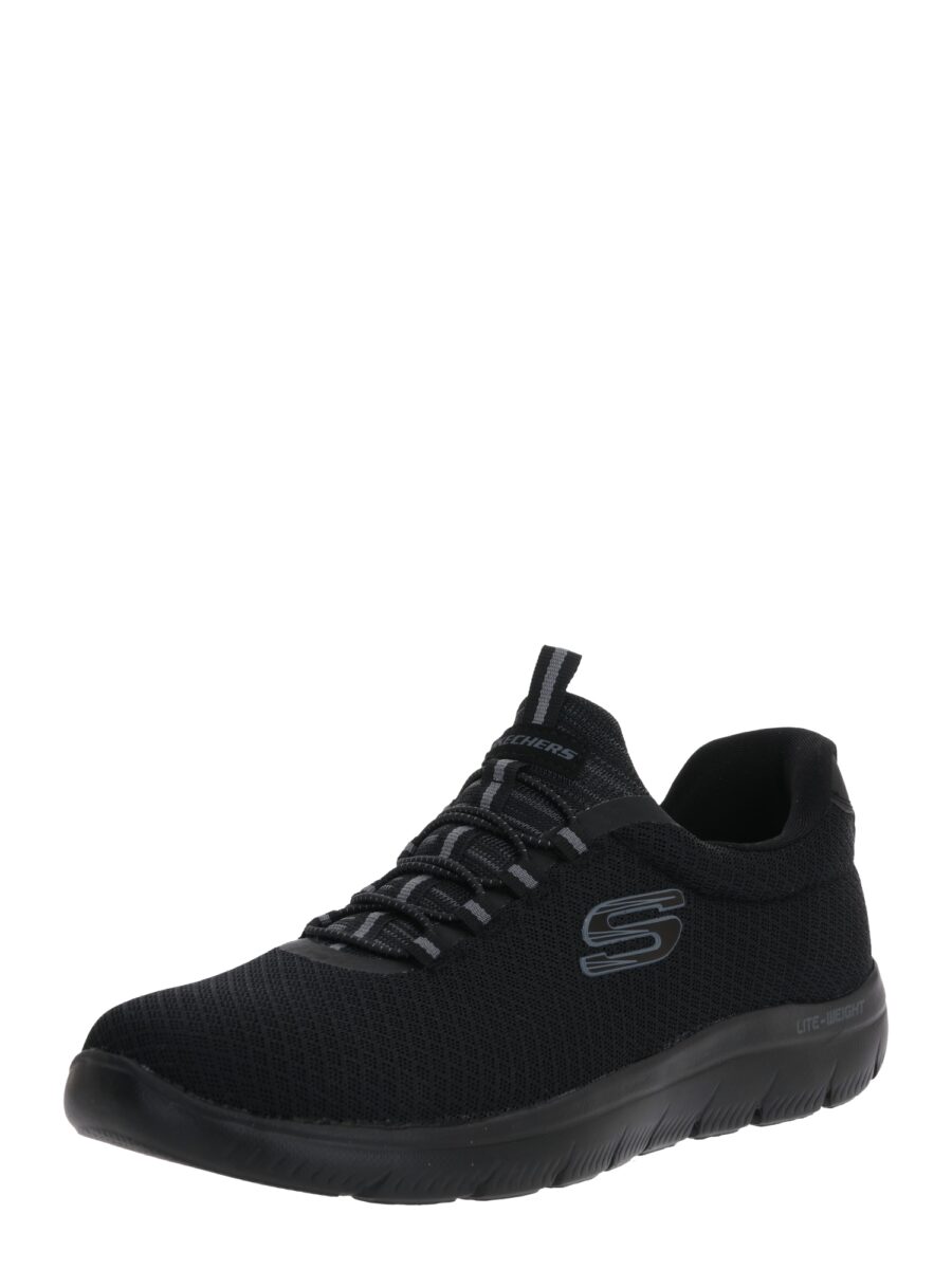 SKECHERS Belebújós cipők 'Summits'  szürke / fekete