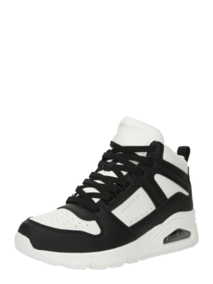 SKECHERS Magas szárú sportcipők  fekete / fehér-Ár