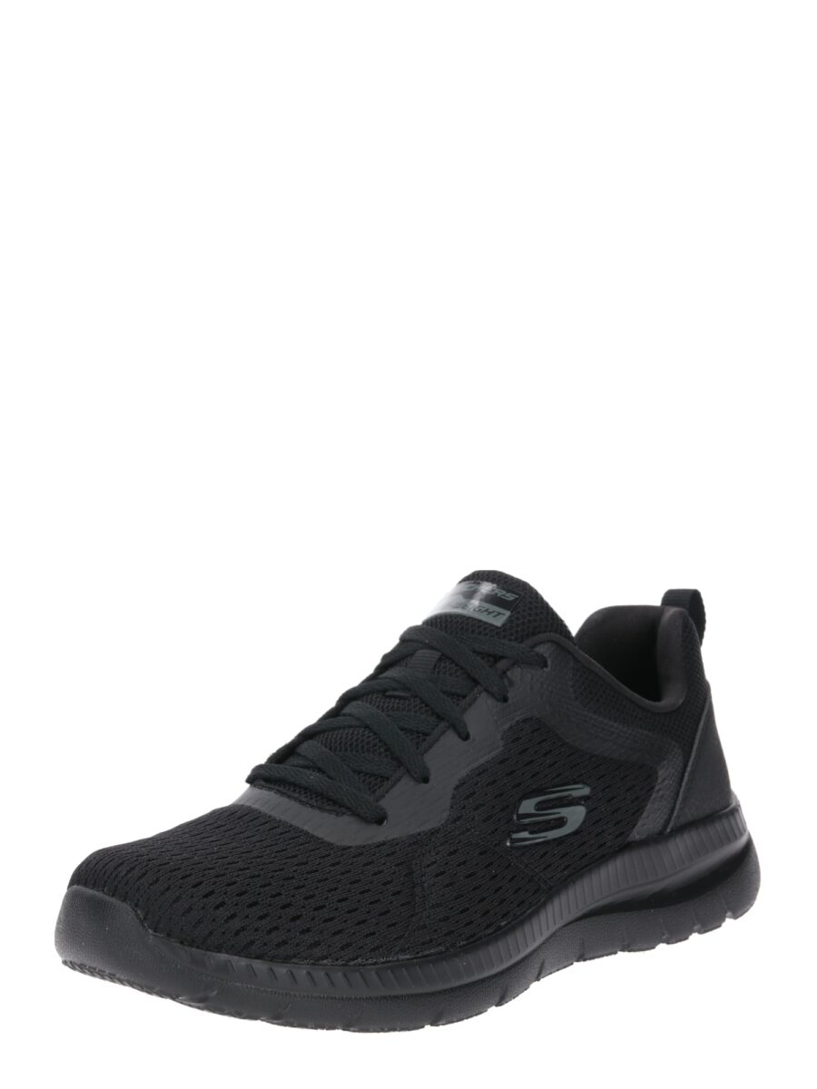SKECHERS Rövid szárú sportcipők 'Bountiful'  szürke / fekete-hu