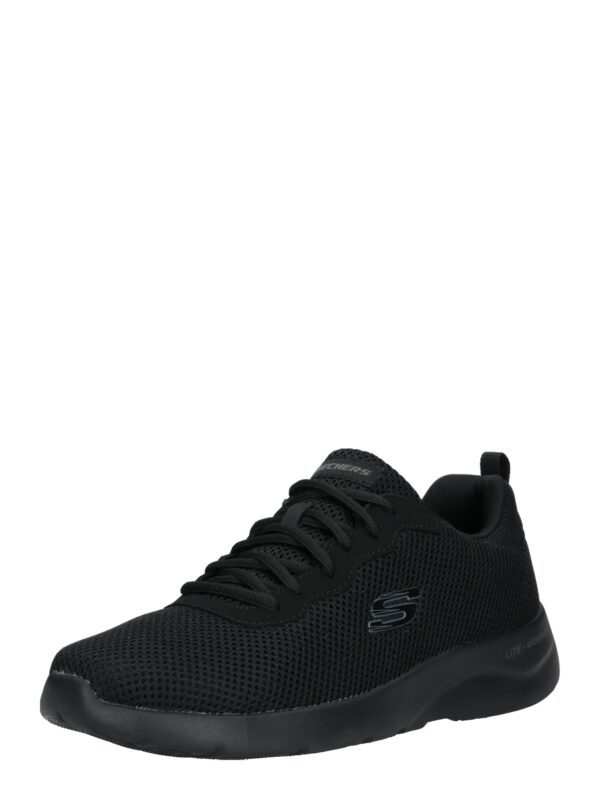 SKECHERS Rövid szárú sportcipők 'Dynamight 2.0'  füstszürke / fekete