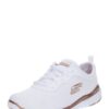 SKECHERS Rövid szárú sportcipők 'Flex Appeal 3.0'  bronz / fehér