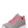 SKECHERS Rövid szárú sportcipők 'Graceful Get Connected'  szürke / rózsaszín