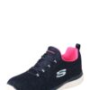 SKECHERS Rövid szárú sportcipők 'Summits'  tengerészkék / opál / rózsaszín / fehér