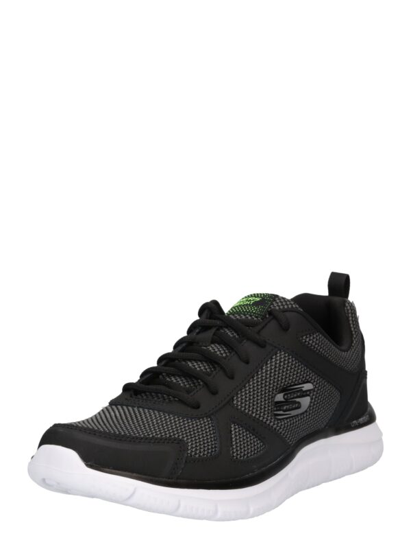 SKECHERS Rövid szárú sportcipők 'Track Bucolo'  szürke / fekete