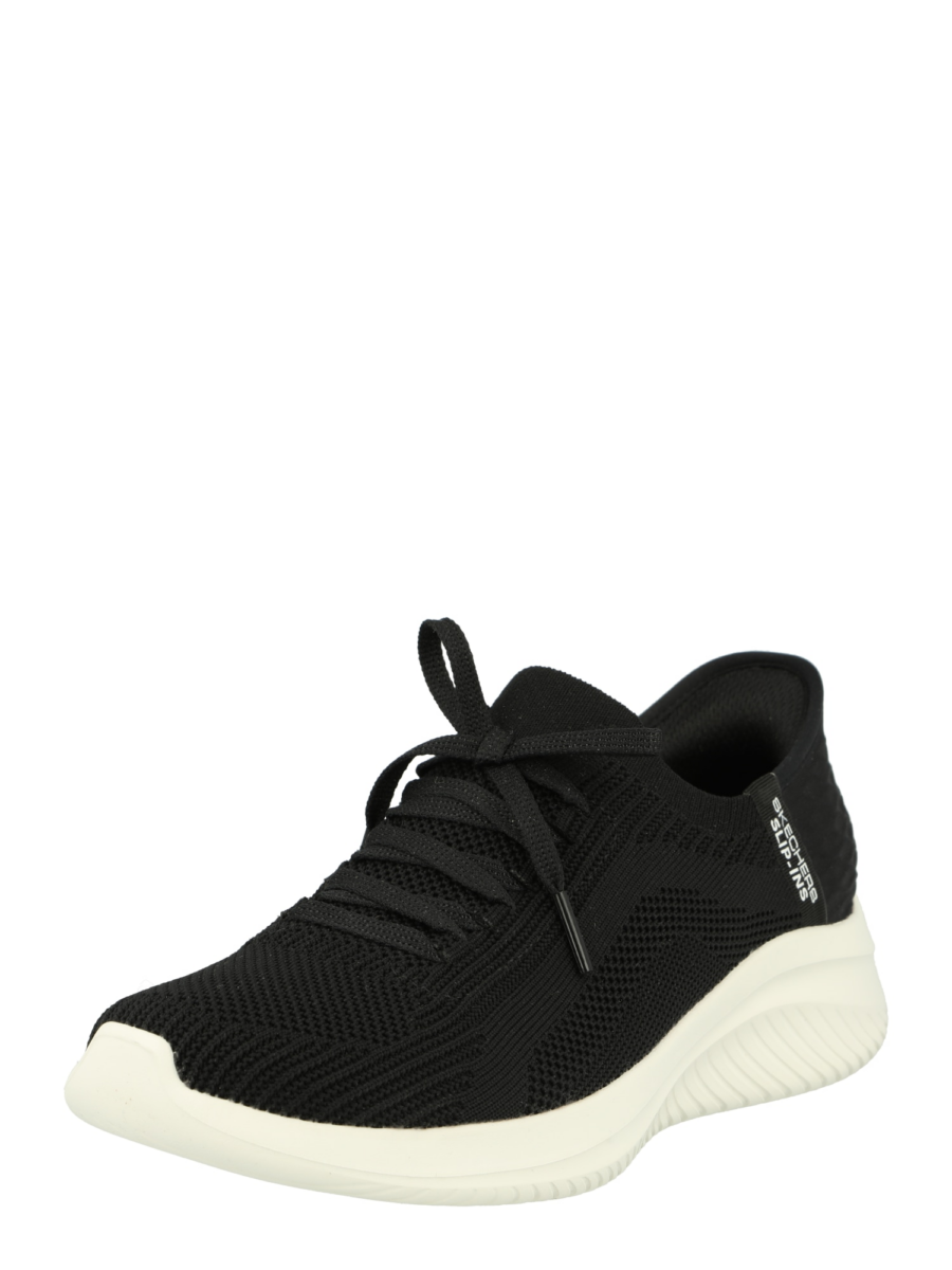 SKECHERS Rövid szárú sportcipők 'Ultra Flex 3.0'  fekete / fehér-Hungary