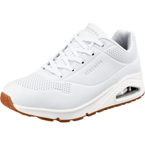 SKECHERS Rövid szárú sportcipők 'Uno Stand On Air'  fehér