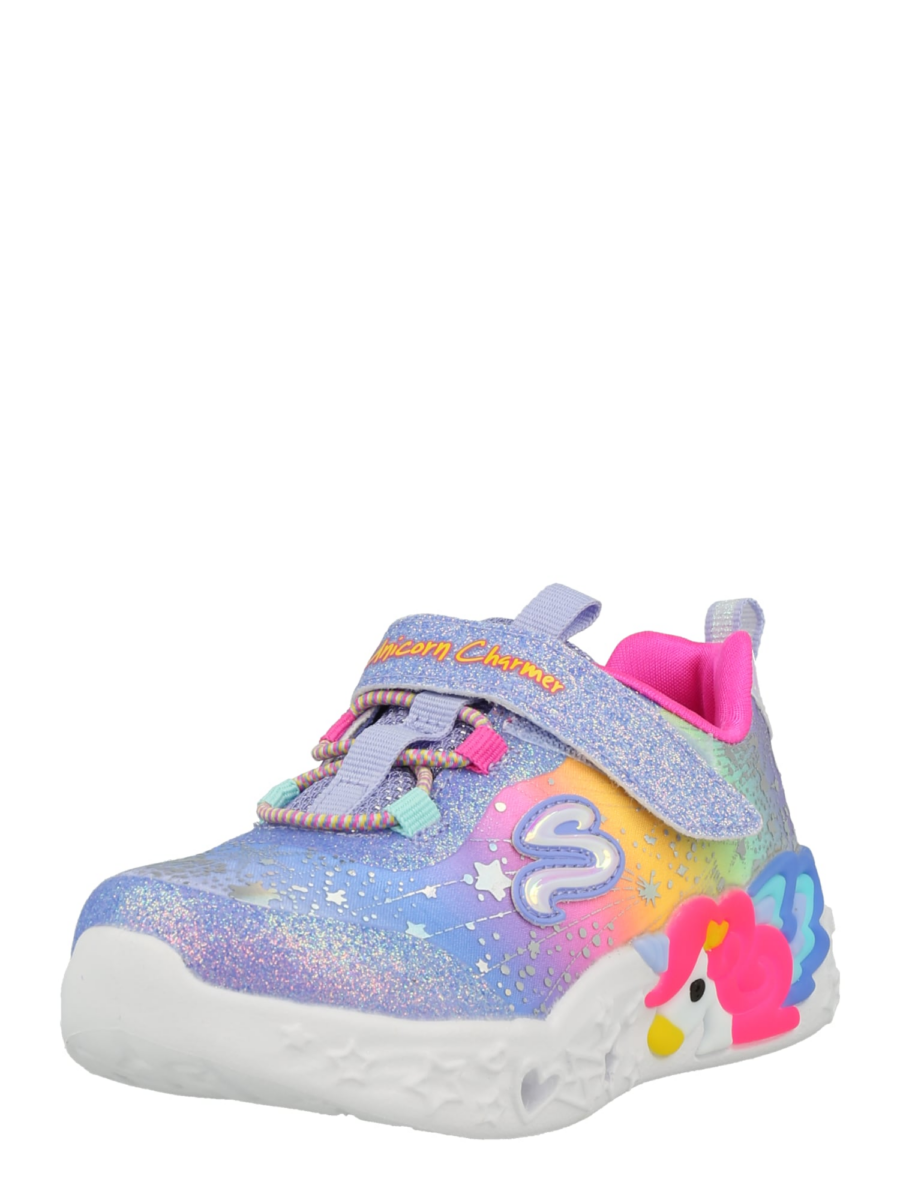 SKECHERS Sportcipő 'UNICORN CHARMER'  világoskék / lila / vegyes színek / rózsaszín / fehér-Hungary