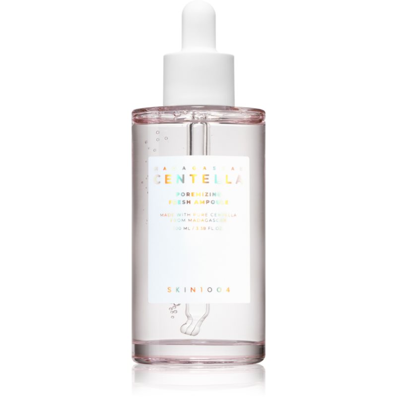 SKIN1004 Madagascar Centella Poremizing Fresh Ampoule detoxikáló arcszérum a bőr kisimításáért és a pórusok minimalizásáért 100 ml-Ár