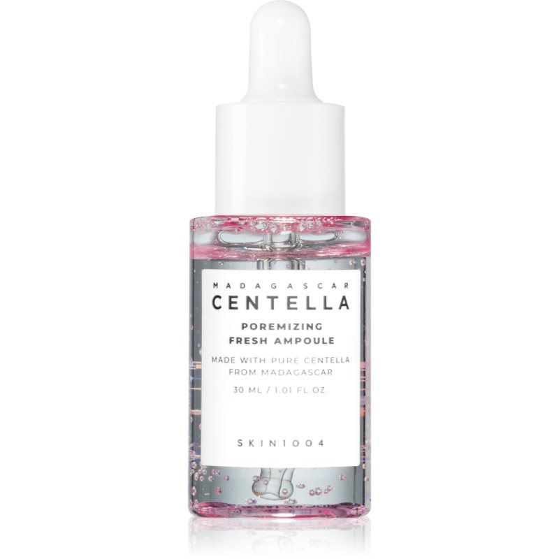 SKIN1004 Madagascar Centella Poremizing Fresh Ampoule detoxikáló arcszérum a bőr kisimításáért és a pórusok minimalizásáért 30 ml-Ár