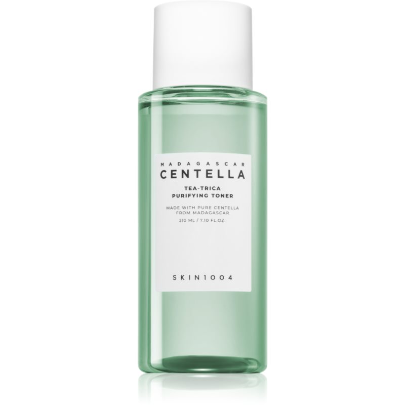 SKIN1004 Madagascar Centella Tea-Trica Purifying Toner mélyen tisztító tonikum a bőr kisimításáért és a pórusok minimalizásáért 210 ml-Ár