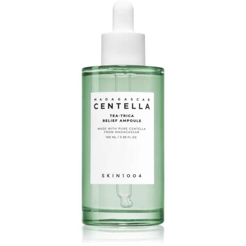 SKIN1004 Madagascar Centella Tea-Trica Relief Ampoule nyugtató arcszérum problémás és pattanásos bőrre 100 ml-Ár