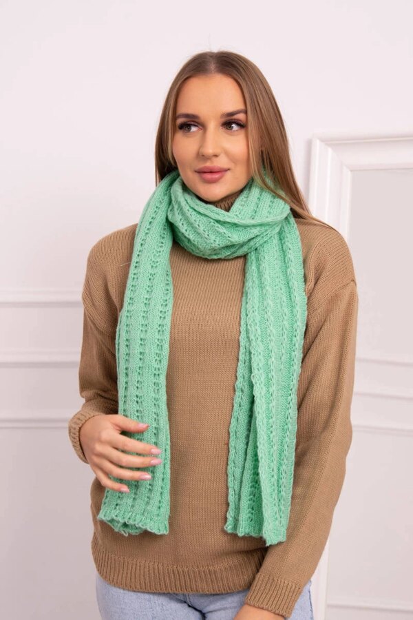 SL40 Women's scarf dark mint