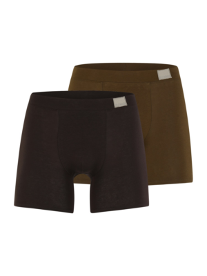 SLOGGI Boxeralsók 'men GO Natural H'  sötét barna / olíva-Hungary