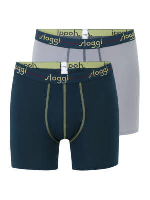 SLOGGI Boxeralsók 'men Start'  kő / citromzöld / benzin-Hungary