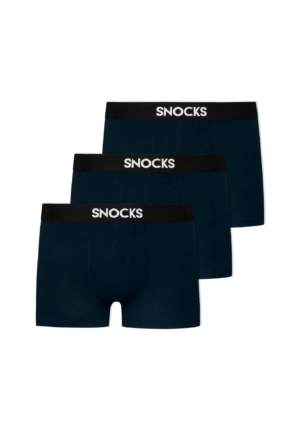 SNOCKS Boxeralsók  sötétkék / fekete / fehér-Hungary