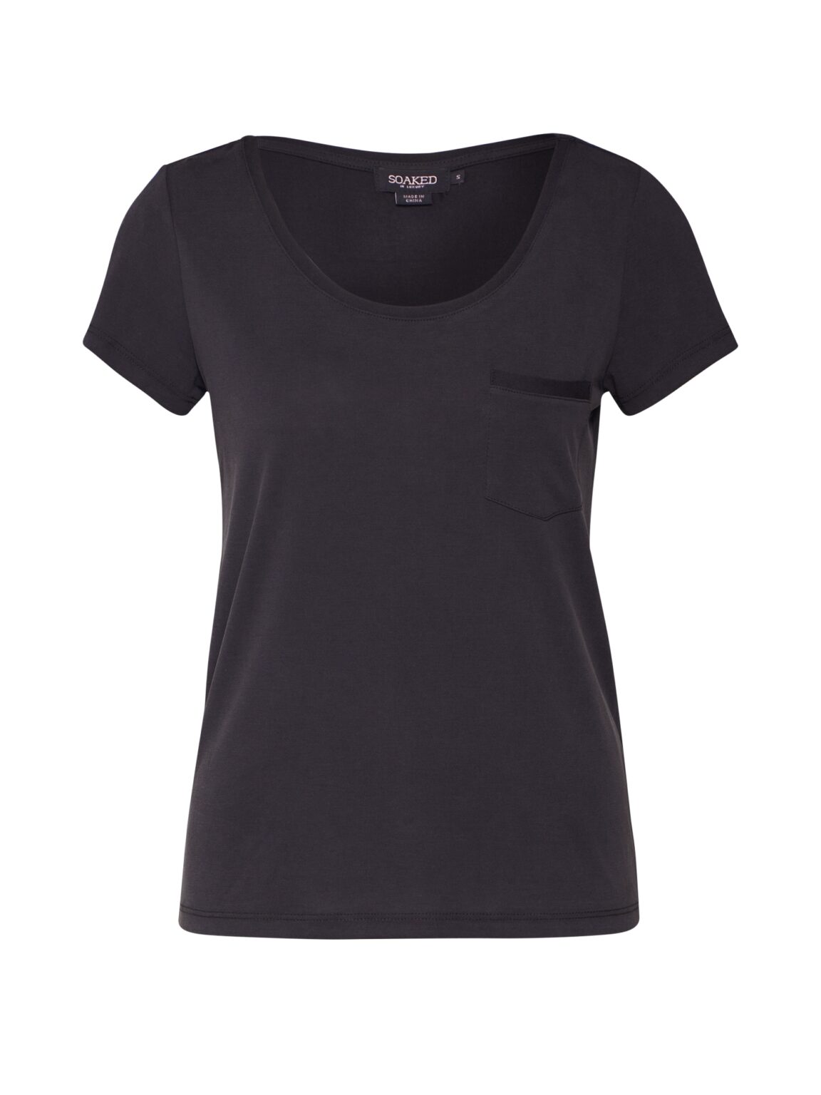 SOAKED IN LUXURY Póló 'Columbine Tee'  fekete