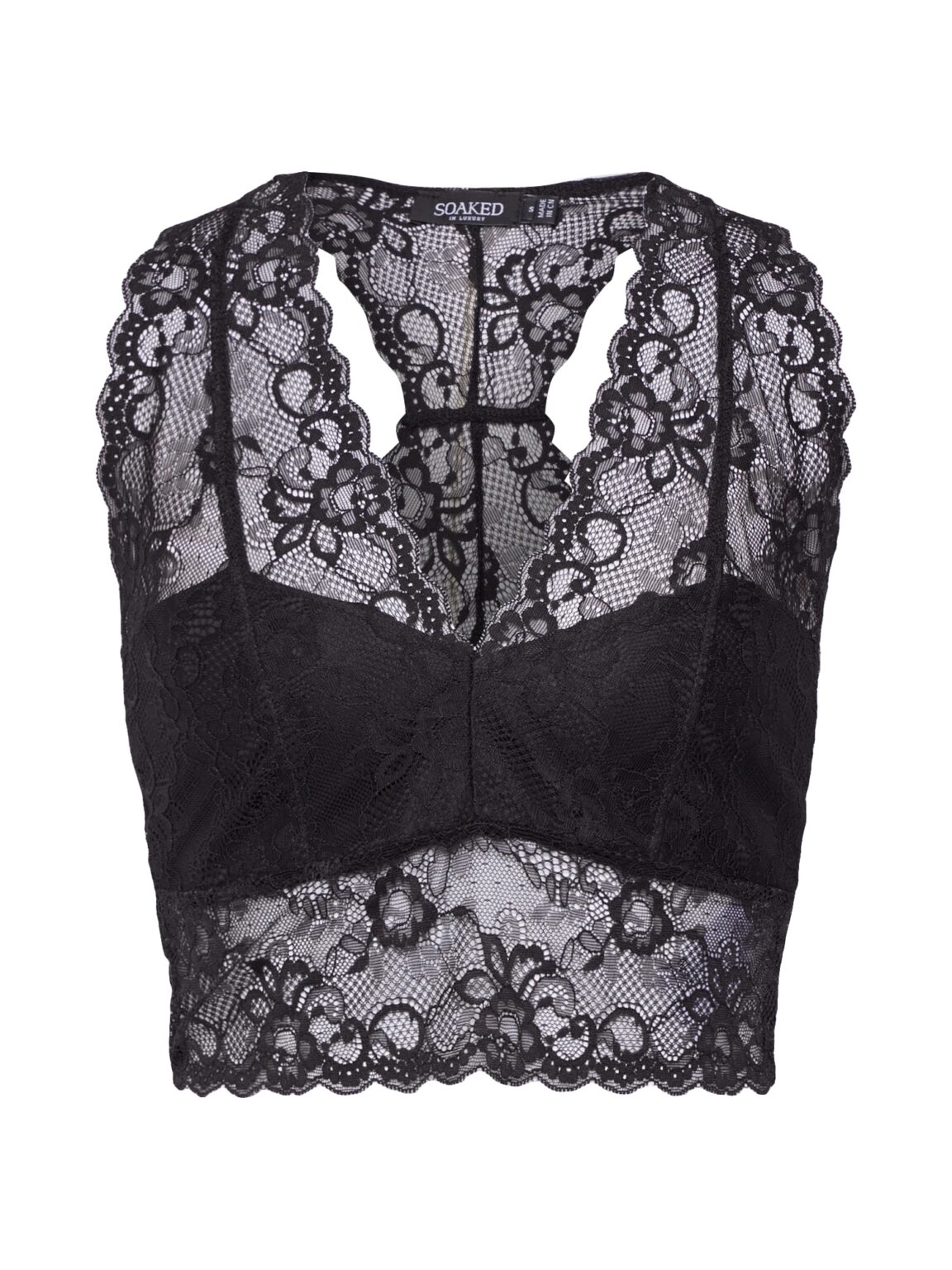 SOAKED IN LUXURY Top 'Dolly'  fekete
