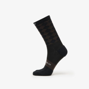 SOAR Running Diamond Crew Sock Black/Brown S-alacsony-ár