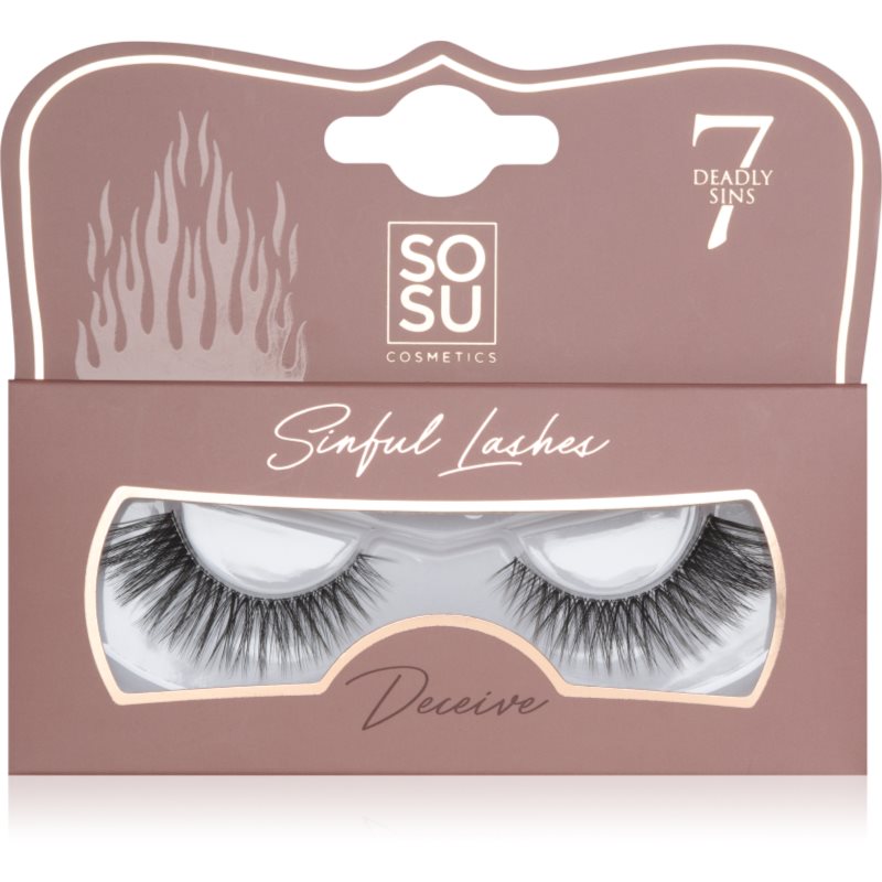 SOSU Cosmetics Deadly Sins Lashes műszempillák Deceive 1 db