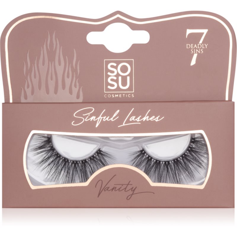 SOSU Cosmetics Deadly Sins Lashes műszempillák Vanity 1 db