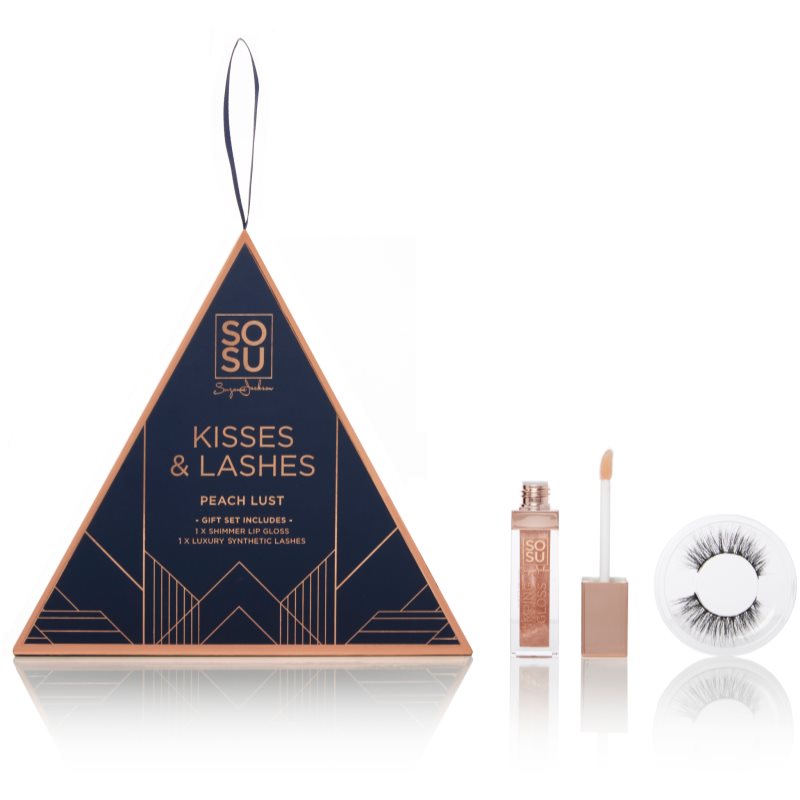 SOSU Cosmetics Limited Edition Kisses & Lashes ajándékszett Peach Lust-Ár