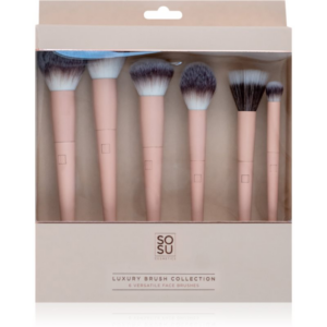 SOSU Cosmetics Luxury Brush Face Collection ecset szett az arcra 6 db-Ár