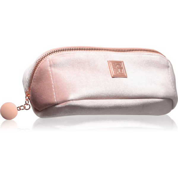 SOSU Cosmetics Luxury Velvet Vanity Bag kozmetikai táska Nude 1 db