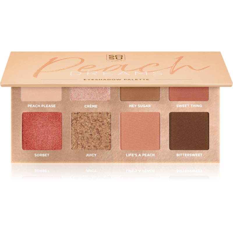 SOSU Cosmetics Peach Dreams paletta szemhéjpúder 8 szín 8x2 g-Ár