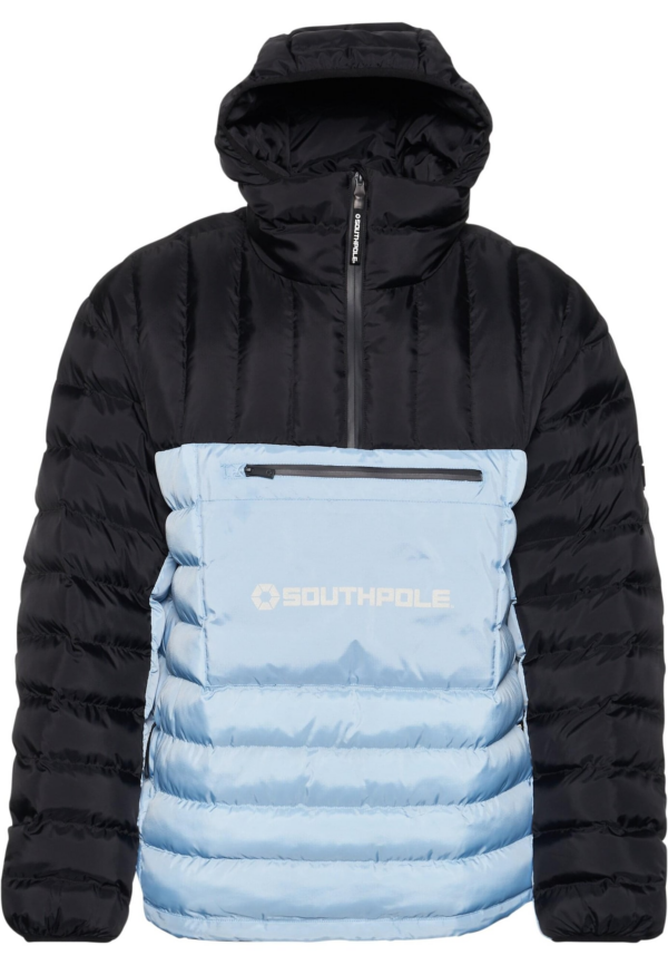 SOUTHPOLE Téli dzseki 'Bubble Hybrid 1.0'  világoskék / szürke / fekete-Ár