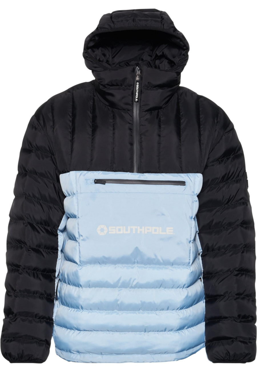 SOUTHPOLE Téli dzseki 'Bubble Hybrid 1.0'  világoskék / szürke / fekete-Ár